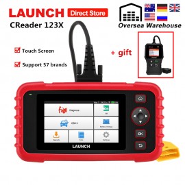 LAUNCH X431 CRP123X Elite OBD2 Car Diagnostic Tool Code Reader Lifetime  Free Update