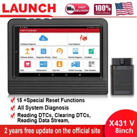 2023 Launch X431 V V5.0 8inch Tablet Wifi/Bluetooth Full System Diagnostic Tool 2 Years Free Update Online