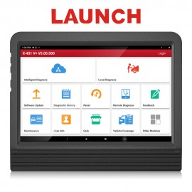 Launch X431 V+ 4.0 Wifi/Bluetooth 10.1inch Tablet with HD3 Ultimate Heavy Duty Adapter Work on both 12V & 24V Cars and Trucks