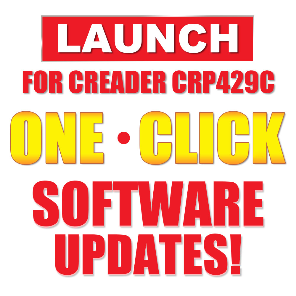 Original Launch Creader CRP429C 4 System One Year Update Service