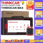 Thinkcar Thinkscan Max Auto OBD2 Diagnostic Tools Full System ECU Coding Bidirectional Control 28 Reset Launch CRP909X MK808