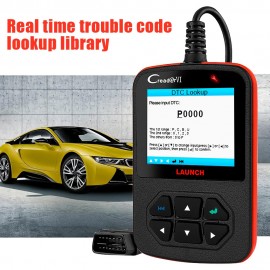 Launch Creader VI Creader 6 OBDII OBD2 EOBD Code Reader 1 year Free Update Online