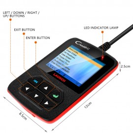 Launch Creader VI Creader 6 OBDII OBD2 EOBD Code Reader 1 year Free Update Online