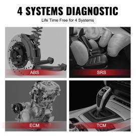 THINKCAR MUCAR CS4 Professional OBD2 Scanner Oil/EPB/SAS/TPMS RESET Car Diagnostic Tool ABS/SRS/ECM/TCM System Lifetime Free