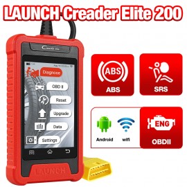 LAUNCH X431 Elite CRE200 OBD2 Scanner Auto ABS SRS Diagnostic Tool Car EOBD OBDII Code Reader Scan Tool Multilingual Free update