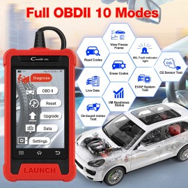 LAUNCH X431 Elite CRE200 OBD2 Scanner Auto ABS SRS Diagnostic Tool Car EOBD OBDII Code Reader Scan Tool Multilingual Free update