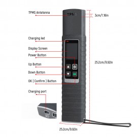 Launch X-431 TSGUN TPMS Tire Pressure Detector Handheld Terminator X431 TSGUN Sensor Activator Programming Tool