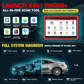 LAUNCH X431 Pro3s Plus 10.1&quot; OBD2 Diagnostic Scanner ECU Coding X431 X-PROG 3 Vehicle Immobilizer Programmer Key programmer tool 2 Years Free Update