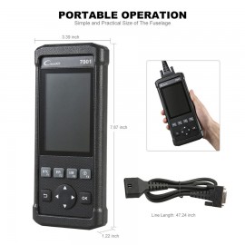 Launch CReader 7001F DIY Code Reader Full OBD2 Scanner with Oil Service Reset, EPB/SAS/BMS/DPF/ABS Bleeding optional