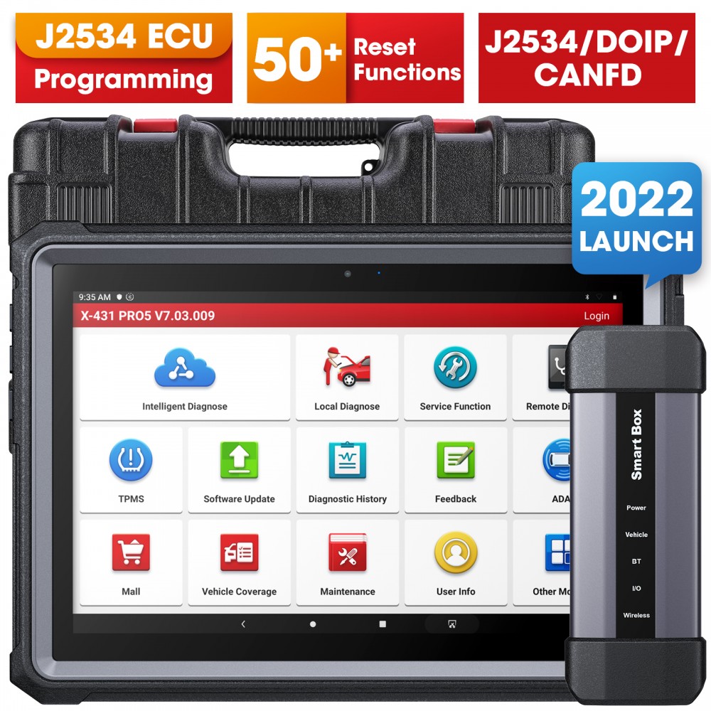 Launch X431 PRO5 PRO 5 Full System Car Diagnostic Tool 2 Years Free Update