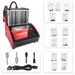 Launch CNC-603C 6 Cylinder Injector Cleaner & Tester, Automotive Fuel Injection Systems Cleaners and Testers with Free 110V Transformer