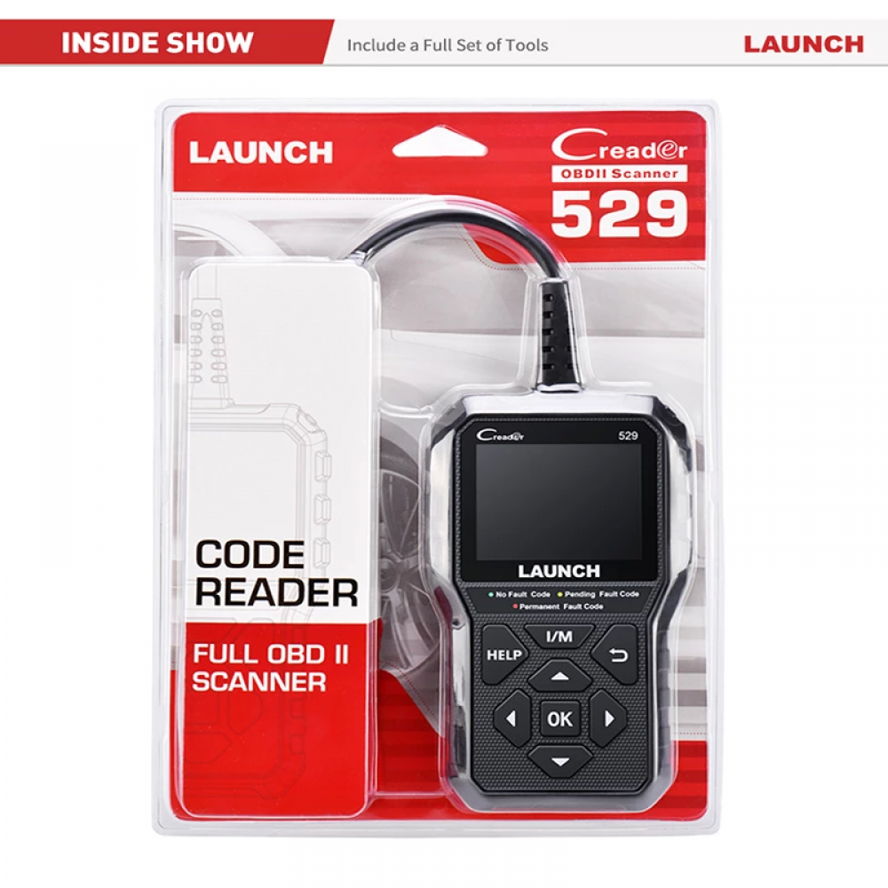 LAUNCH Creader 529 CR529 OBD2 Scanner Engine OBD Code Readers Scan