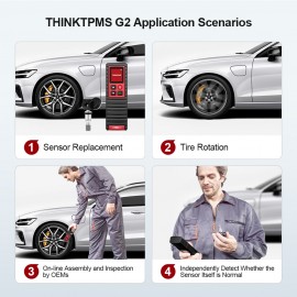 THINKCAR THINKTPMS G2 TPMS Car Tire Pressure Diagnostic Tool Automotive TPMS Sensor Activator Programming Learning For Thinktool