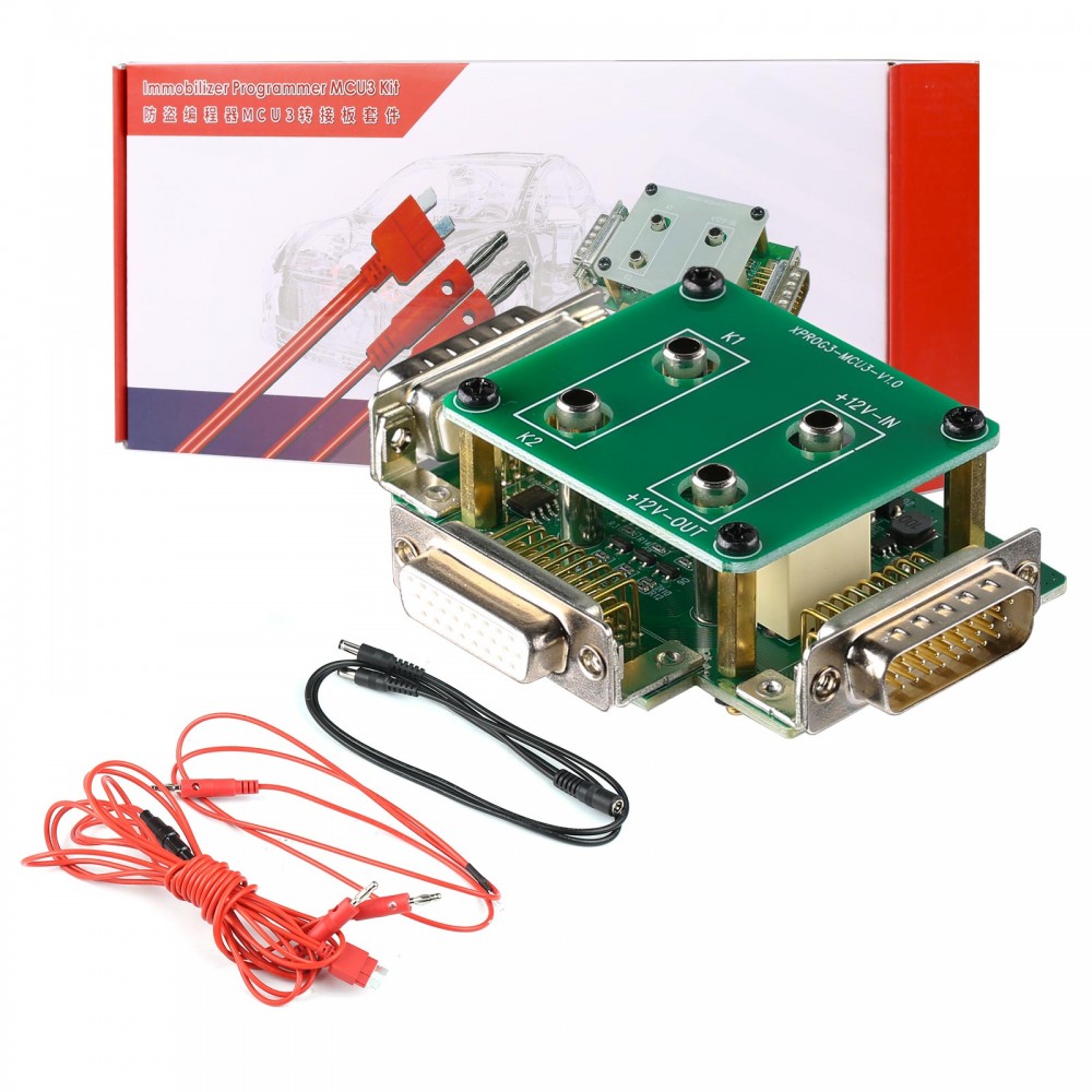 Launch X431 X-PROG3 GIII IMMO Programmer MCU3 Adapter Board Kit for Mercedes Benz All Keys Lost and ECU TCU Reading