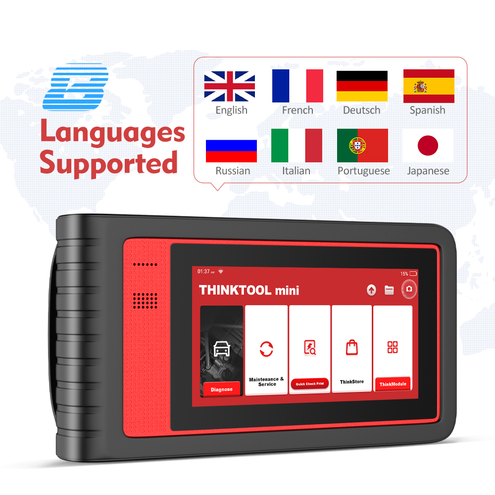 Thinkcar Thinktool Mini Car Diagnostic Tools Lifetime Free 28 Resets