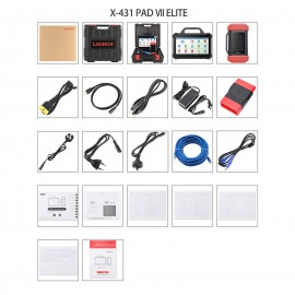 Launch X431 PAD VII Elite Scanner With X431 XPROG3 Key Programmer and IMMO Programmer MCU3 Kit Free shpping