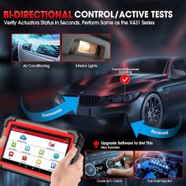 LAUNCH X431 CRP919E BT Code Reader CANFD DIOP ALL System Diagnostic Tools ECU Coding Active Test AF IMMO 31 Resets OBD2 Scanner