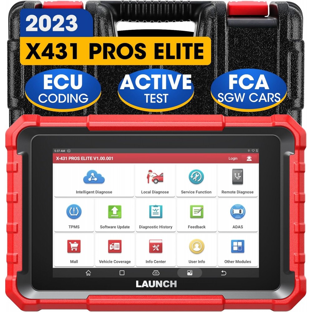 [EU/UK Version] Launch X-431 PROS Elite 8inch Bidirectional Scan Tool ...