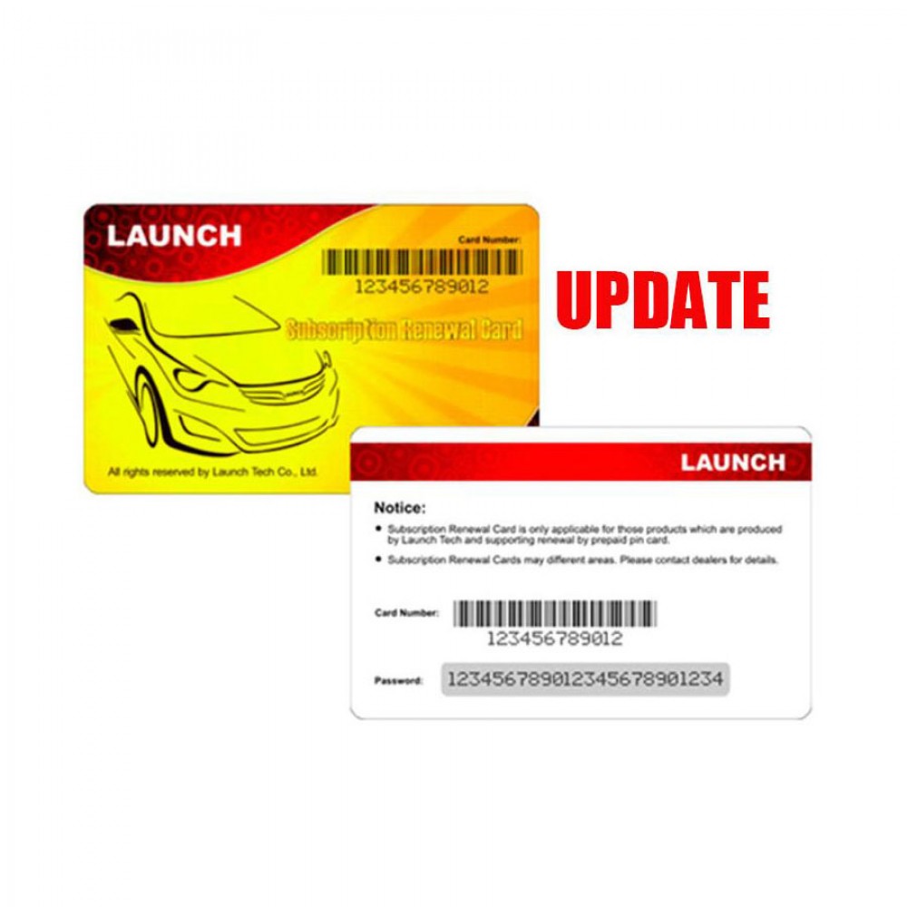 2 Years Software Update Service for Launch X431 PAD III /PAD V Passenger Vehicle (Software Subscription)