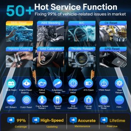 LAUNCH X431 PRO3S+ Elite EU/UK Version with SmartLink 2.0 VCI Support J2534 Programming, Active Test, ECU Coding, 50+ Reset Functions