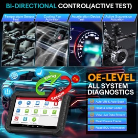 LAUNCH X431 PRO3S+ Elite EU/UK Version with SmartLink 2.0 VCI Support J2534 Programming, Active Test, ECU Coding, 50+ Reset Functions