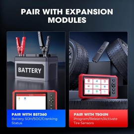 2025 LAUNCH X431 CRP919X Lite Bidirectional Scan Tool All System OBD2 Diagnostic Scanner, 32 Reset Services, Injector Coding, Auto VIN