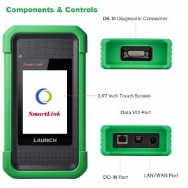 LAUNCH X-431 PRO3S+ EV Diagnostic Device With SmartLink C V2 Connector Support Local and Remote Diagnostics & Battery Pack Analysis