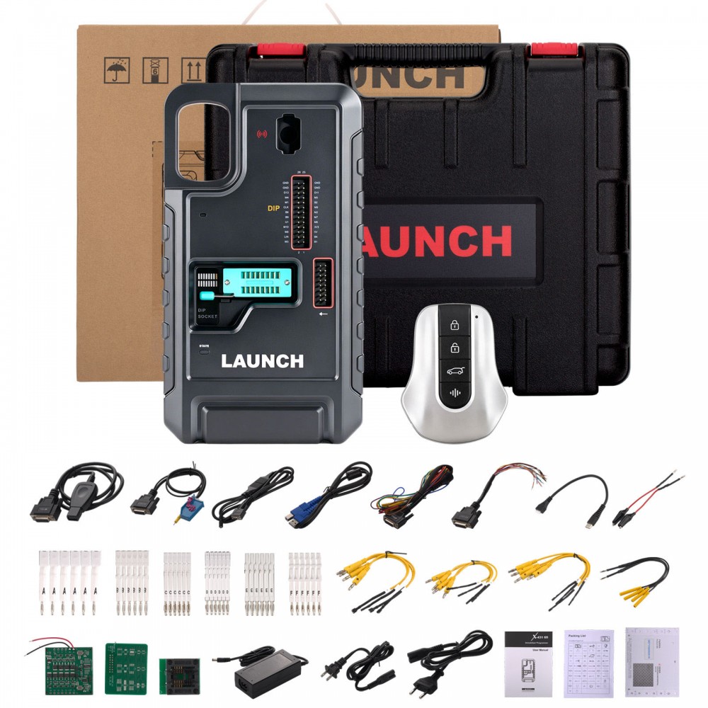 LAUNCH X-431 X-PROG5 G5 Immobilizer & Key Programmer Supports Key Matching, Key Programming, ECU/TCU Cloning & Writing Updated Version of X-PROG3