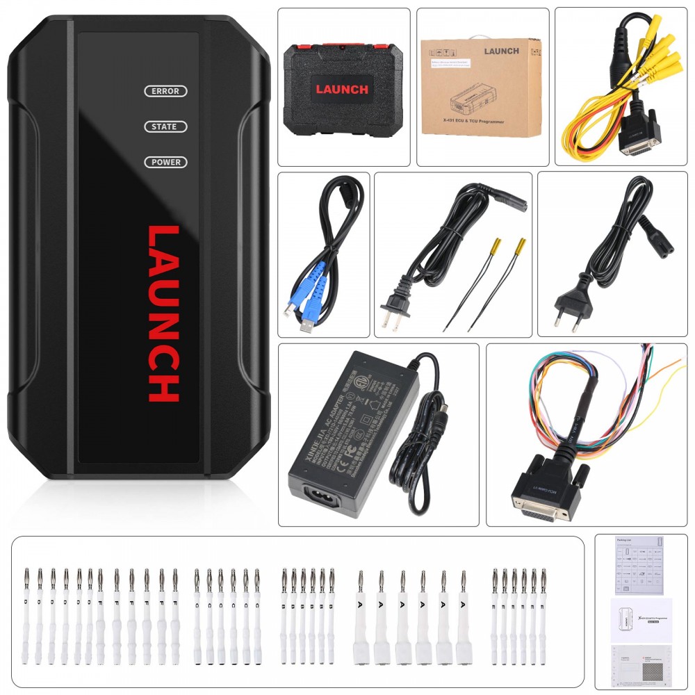 Launch X431 ECU & TCU Programmer Standalone with Launch X431 ECU Programmer Gearbox Connectors Package