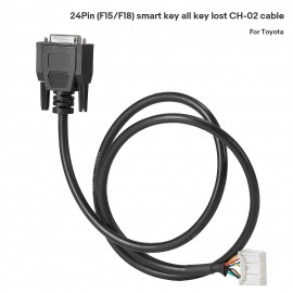 Launch Toyota All Keys Lost Adapter Kit Include with CH-01 H Non-Smart Key, CH-02 24-PIN and CH-03 27-PIN Adapters