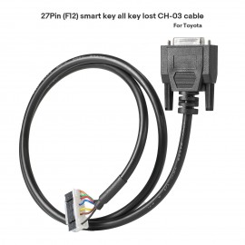 Launch Toyota All Keys Lost Adapter Kit Include with CH-01 H Non-Smart Key, CH-02 24-PIN and CH-03 27-PIN Adapters