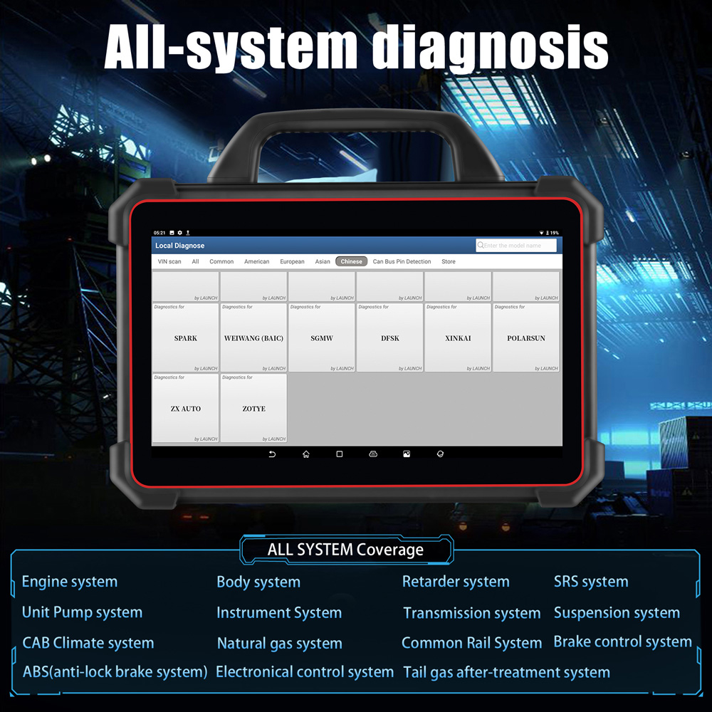 X431 PAD 7 ALL SYSTEM DIAGNOSIS