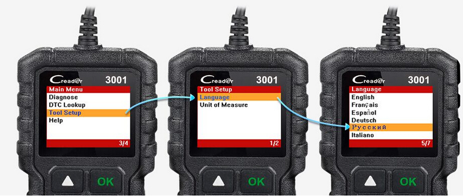 Original-Launch-Creader-3001-OBDII-EOBD-Code-Scanner-Support-Languages-Same-as-AL419-SC391