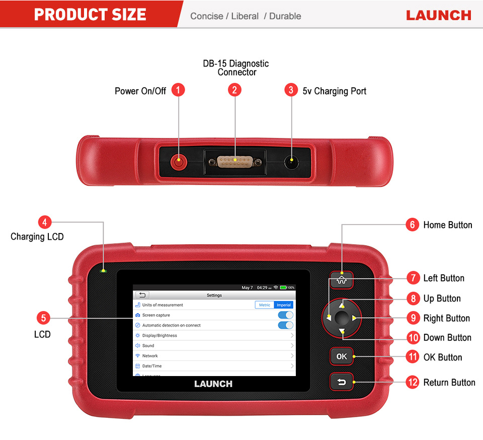 LAUNCH-CRP123X-OBD2-Code-Reader-for-Engine-Transmission-ABS-SRS-Diagnostics-with-AutoVIN-Service-Lifetime-Free-Update-Online-SC404