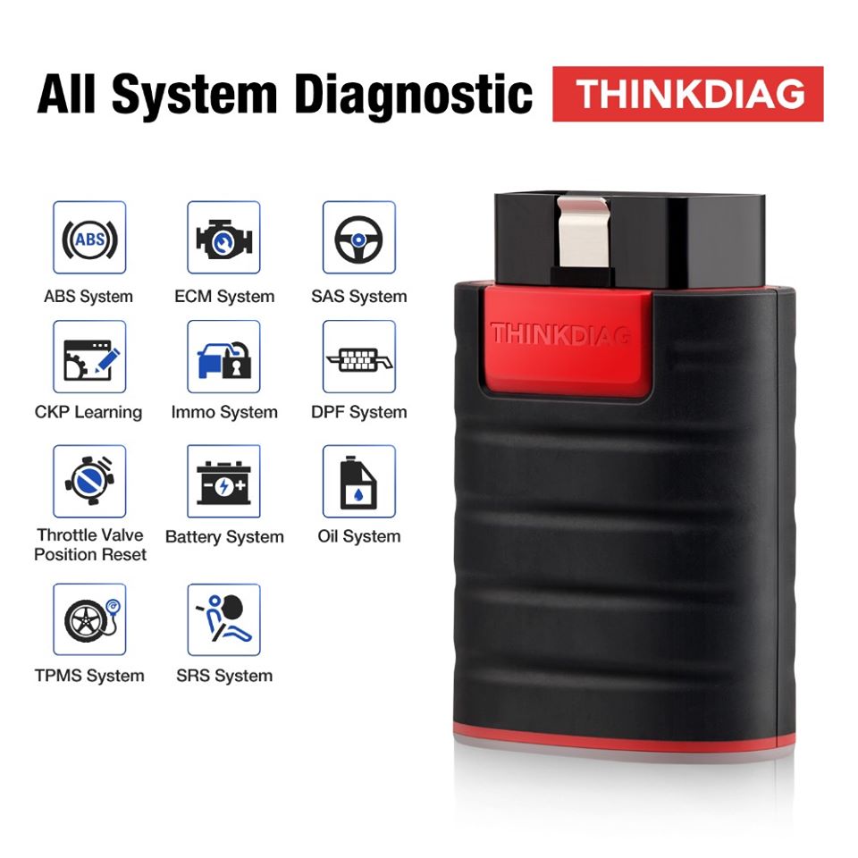 THINKCAR ThinkDiag OBD2 Bluetooth Full System Diagnostic Scan Tool