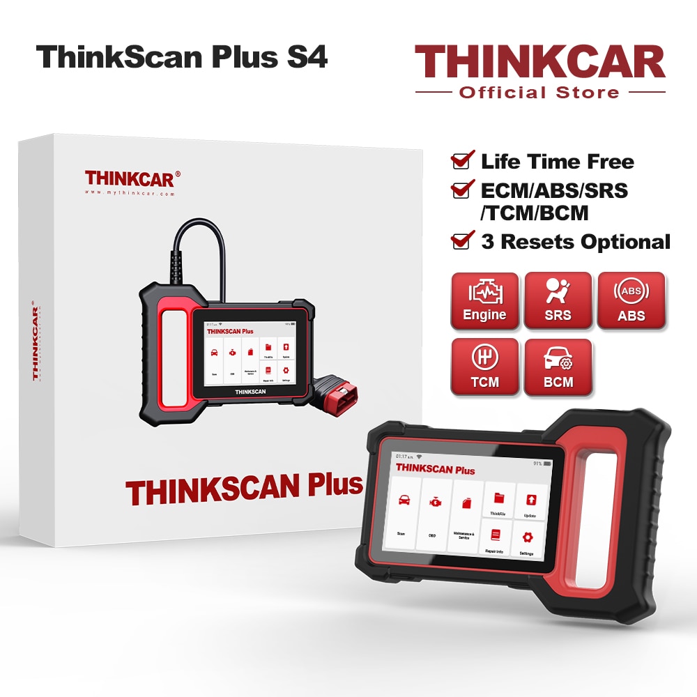 THINKSCAN PLUS S7 - OBD2 Scanner ABS/SRS/Engine/Transmission/BCM/AC/IC —  THINKCAR