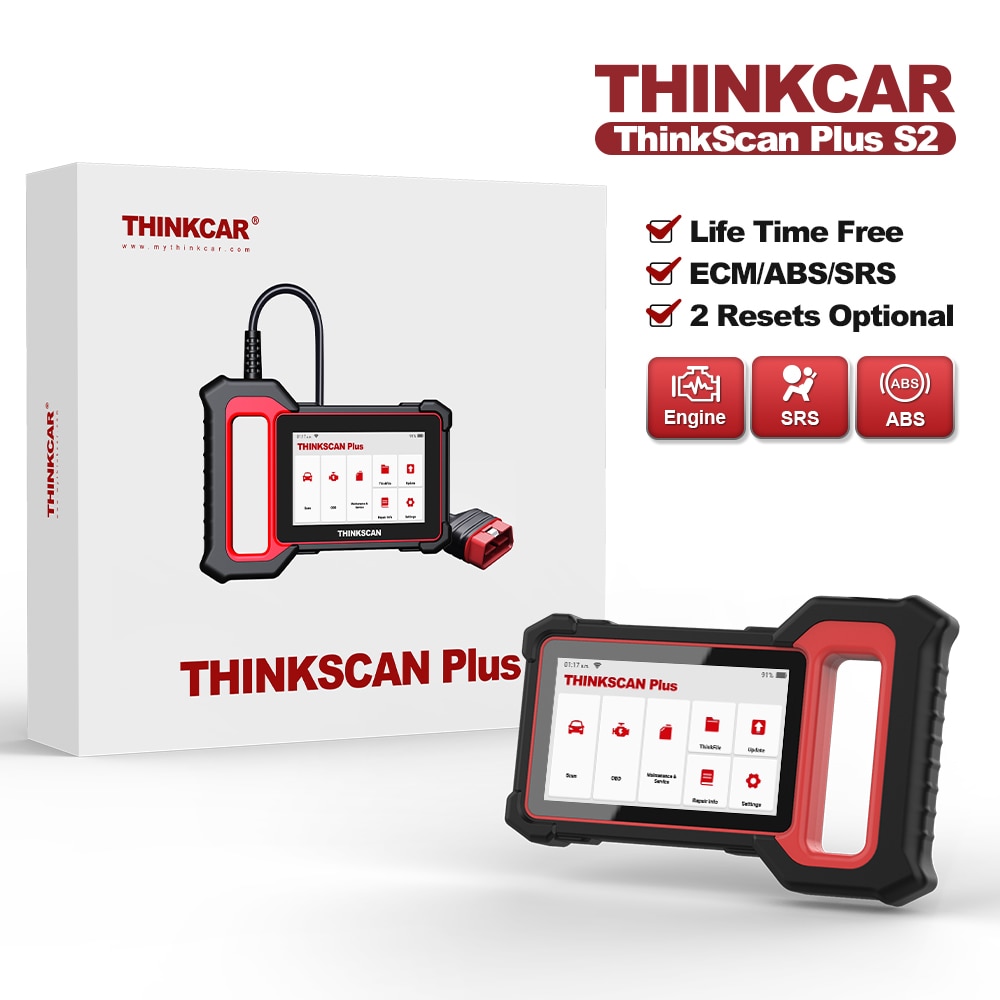 THINKSCAN PLUS S7 - OBD2 Scanner ABS/SRS/Engine/Transmission/BCM/AC/IC —  THINKCAR