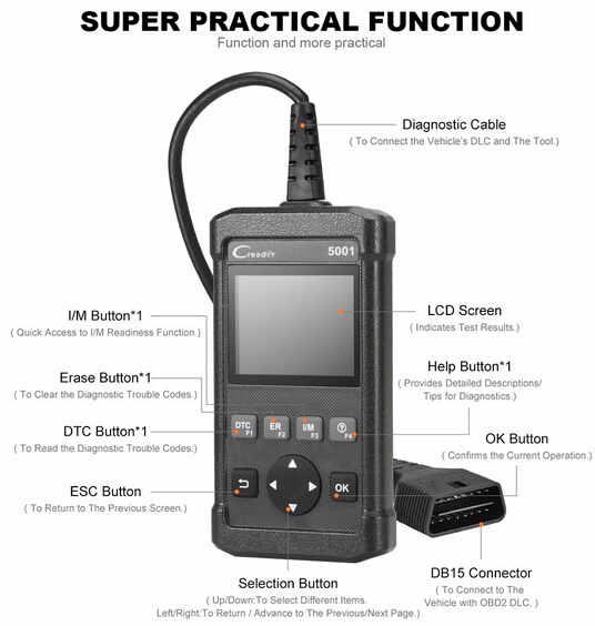 Launch-CReader-5001-Code-Reader-Full-OBDIIEOBD-Diagnostic-Functions-Scan-Tool-SC321