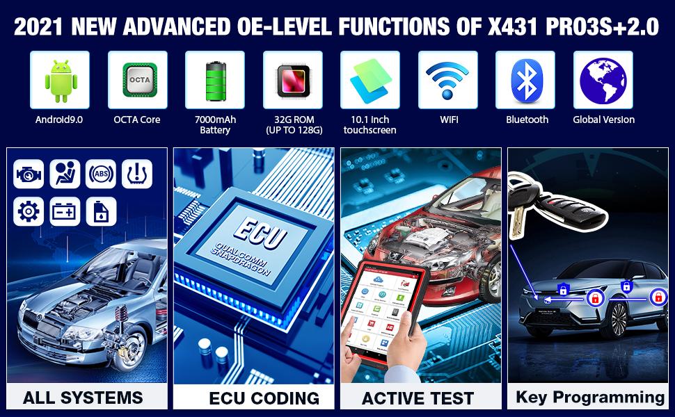 LAUNCH-X431-Pro3s-Plus-101-OBD2-Diagnostic-Scanner-ECU-Coding-X431-X-PROG-3-Vehicle-Immobilizer-Programmer-Key-programmer-tool-1005003361431518