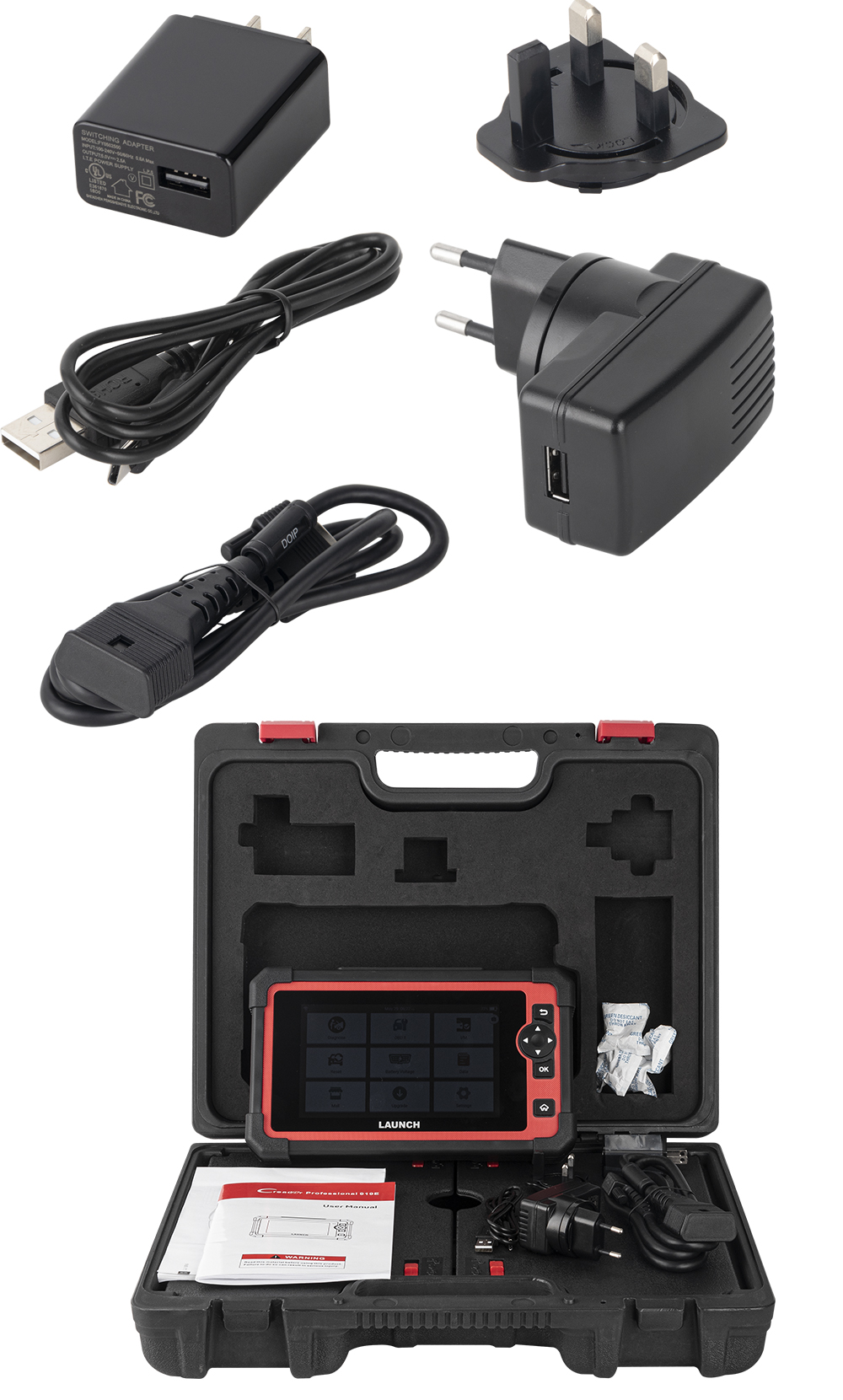 LAUNCH X431 CRP919E Car Diagnostic Tool Scanner Full System Automotive  Scanner Active Test CANFD/DIOP with 29+ Reset Global version