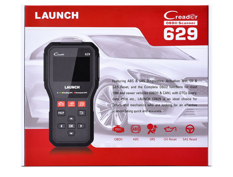 Launch Cr629 OBD2 Scanner ABS SRS Scan Tool with Active Test, 3 Service  Diagnostic Tool - China Diagnostic Tool, Car Diagnostic Tool