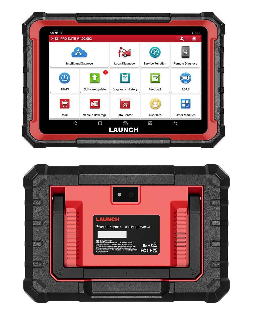 LAUNCH-X431-PRO-Elite-OBD2-Scanner-2023-New-Bidirectional-Scan-Tool-with-CANFD-DOIP-ECU-Online-CodingFull-System32-ResetsKey-ProgramVAG-Guide-SP476-EU