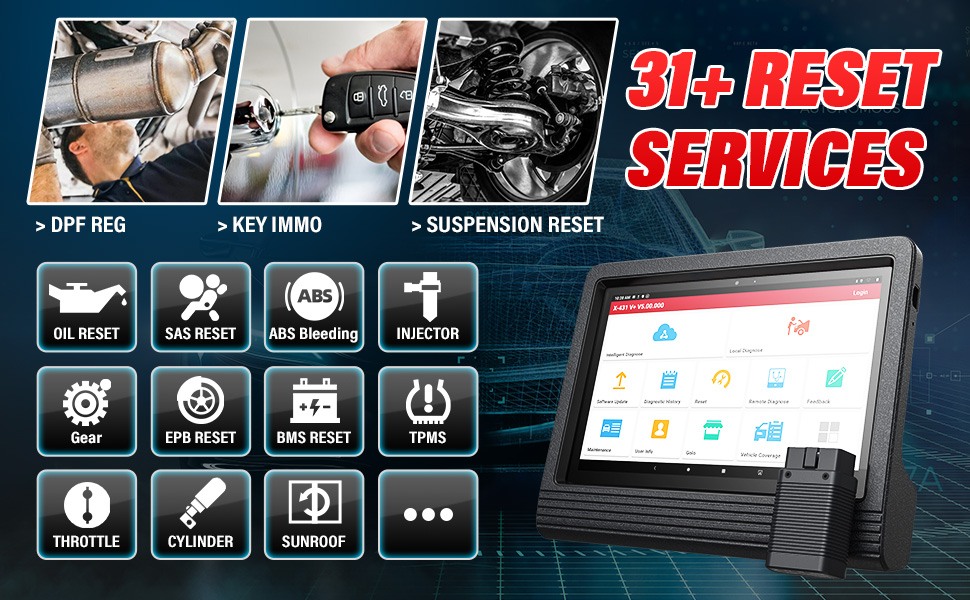 Launch X431 V+ SmartLink HD Heavy Duty Truck Diagnostic Tool for 12V 24V  Trucks