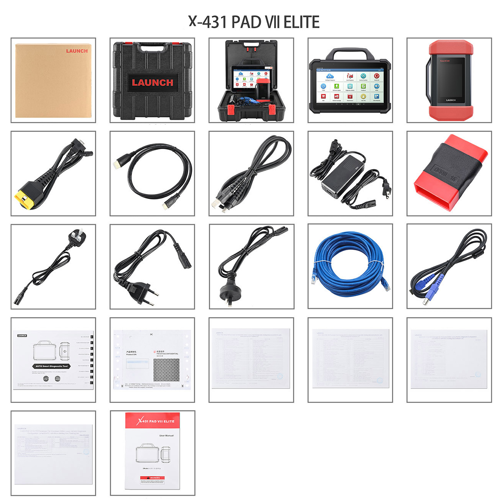 Launch-X431-PAD-VII-Elite-Full-System-Diagnostic-Tool-Support-60-Service-Functions-TPMS-and-Online-Programming-Send-free-X431-X-PROG3-SP371SK368