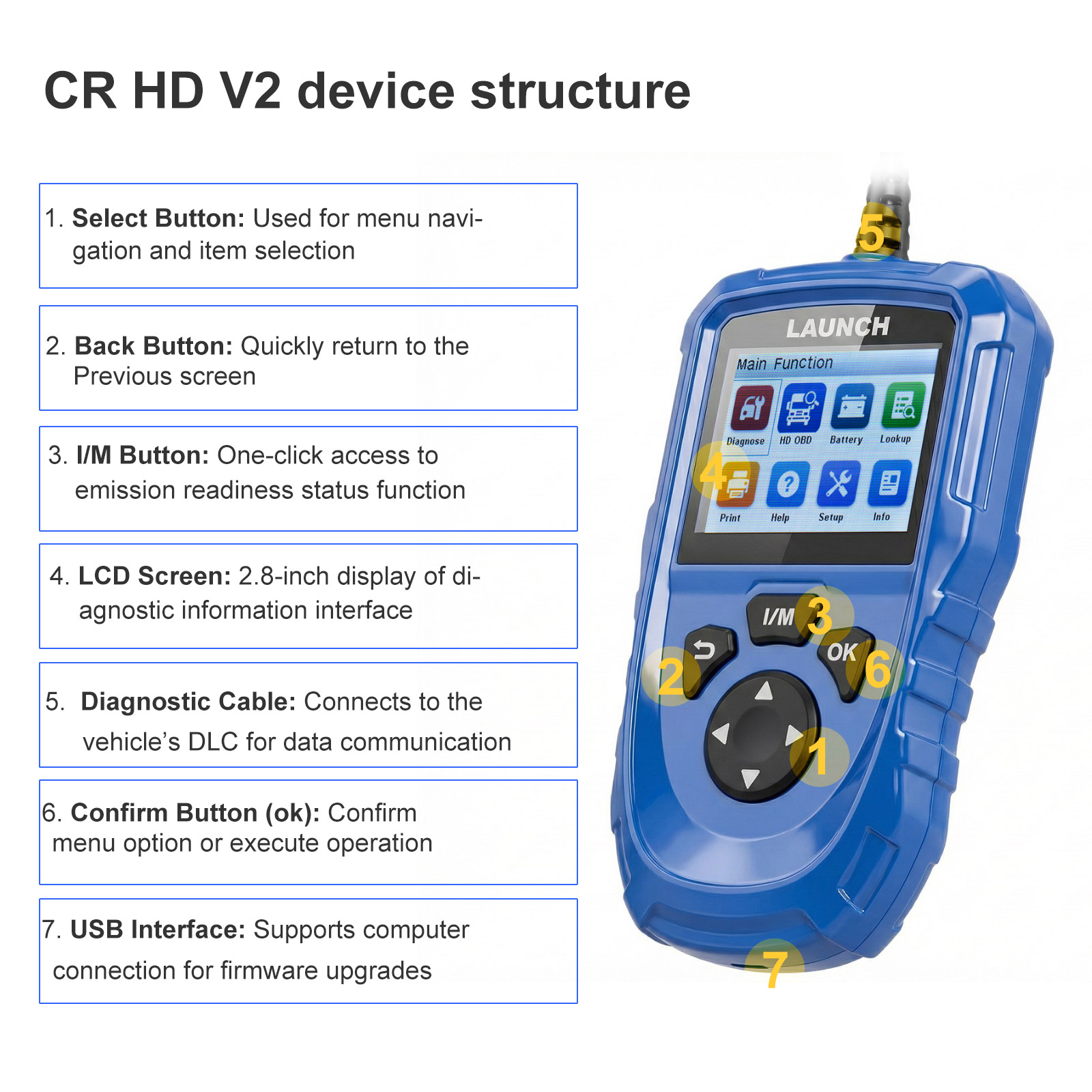 LAUNCH-CR-HD-V2-Commercial-Vehicle-Code-Reader-Truck-Scanner-Supports-HD-OBD-EOBD-Fast-Fault-Code-ReadingClearing-Battery-Check-Y-HKSC568